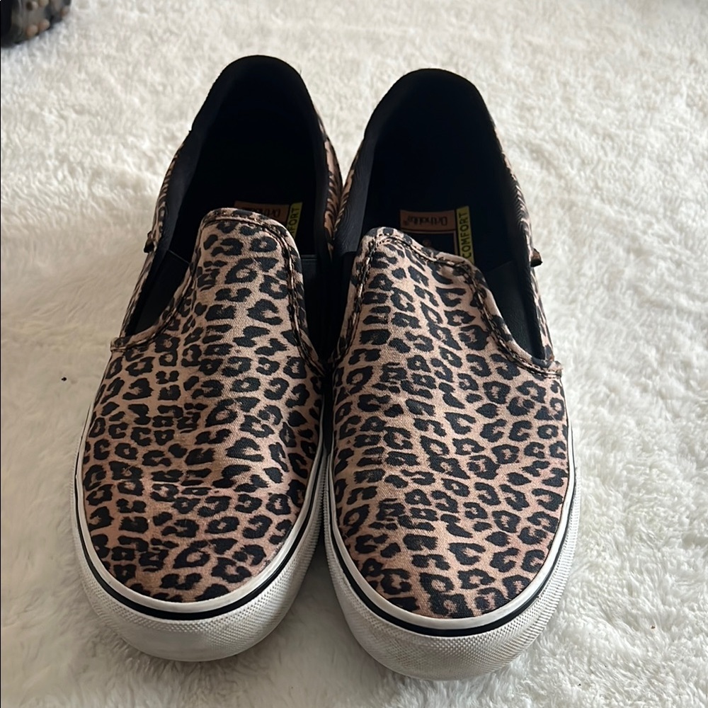 Vans classic Slip-on Ortholite Deluxe Comfort Leopard 9.5